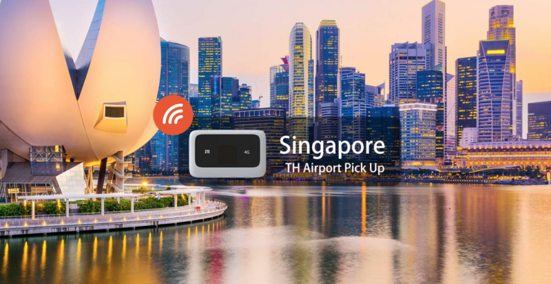 4G WiFi for Singapore (TH Airport Pick Up) 