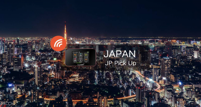 4G WiFi (JP Airport Pick Up) for Japan