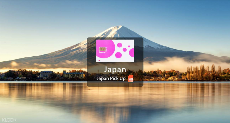 4G SIM Card (JP Airport Pickup) for Japan