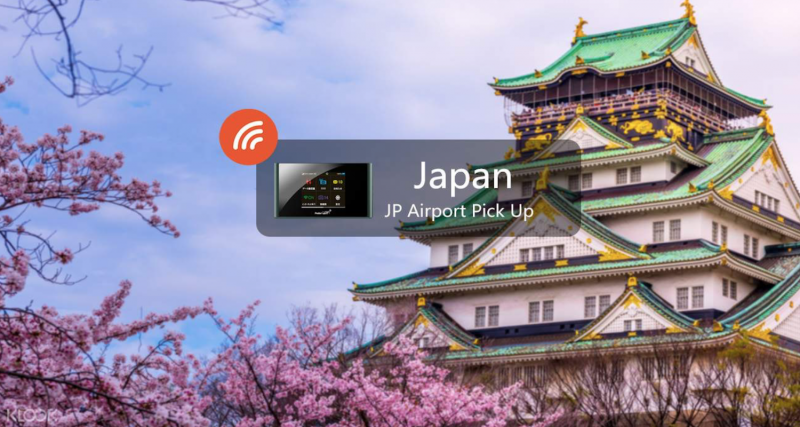4G WiFi (JP Airport Pick Up) for Japan