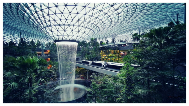 World S Tallest Indoor Waterfall At Jewel Changi Airport