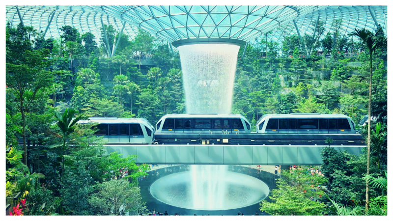 World S Tallest Indoor Waterfall At Jewel Changi Airport
