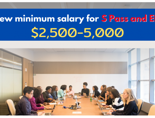 Singapore Minimum Qualifying Salary for Employment and S Passes