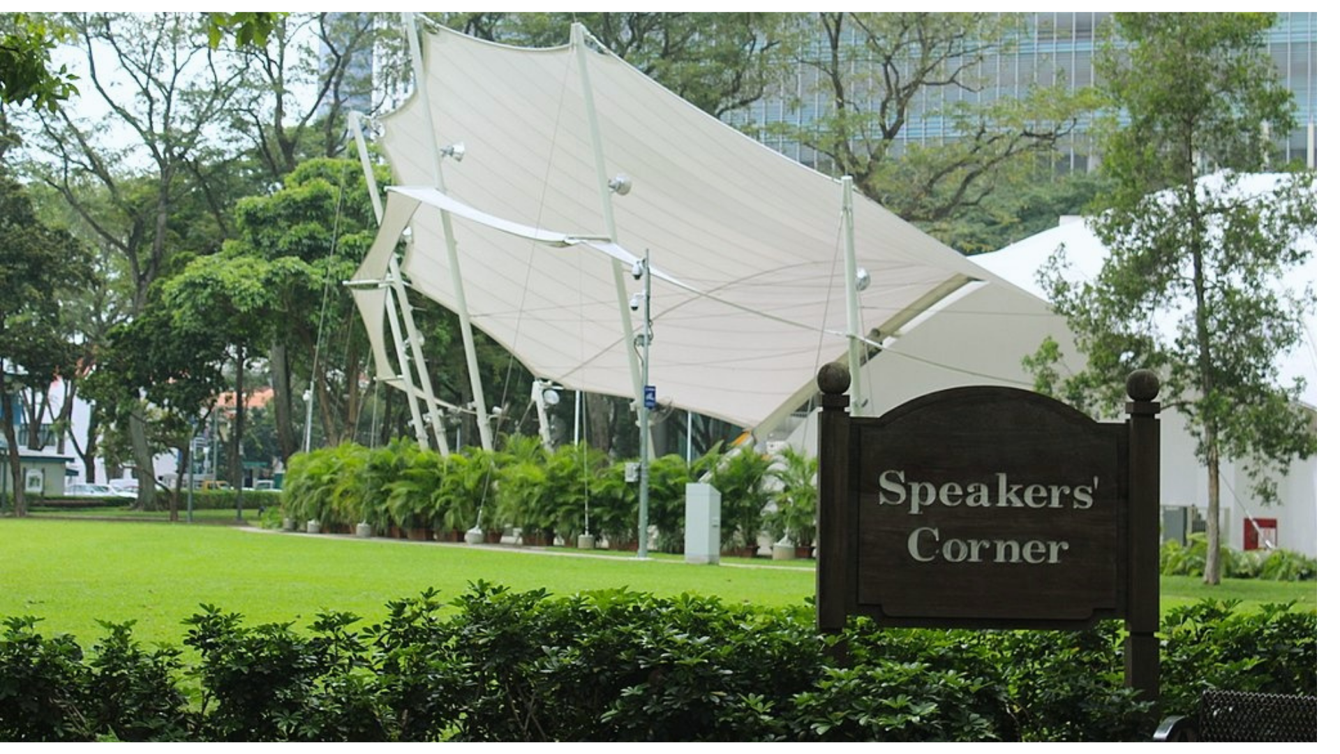 Speakers corner Singapore