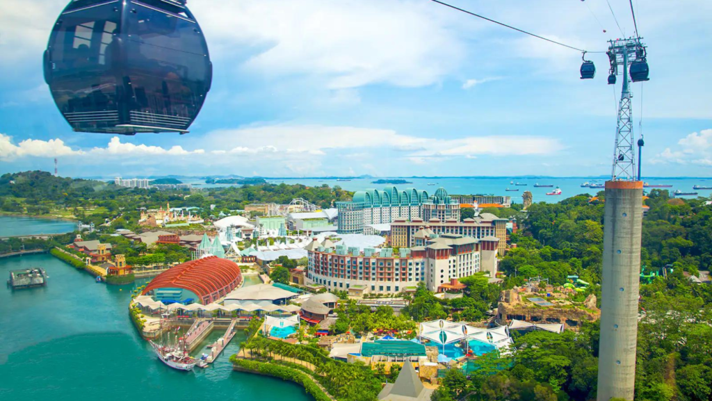 Sentosa Island: Beaches and Attractions